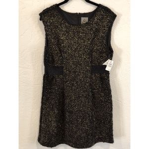 MK2K Sleeveless Tweed Boucle dress NWT